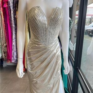Cream Gown